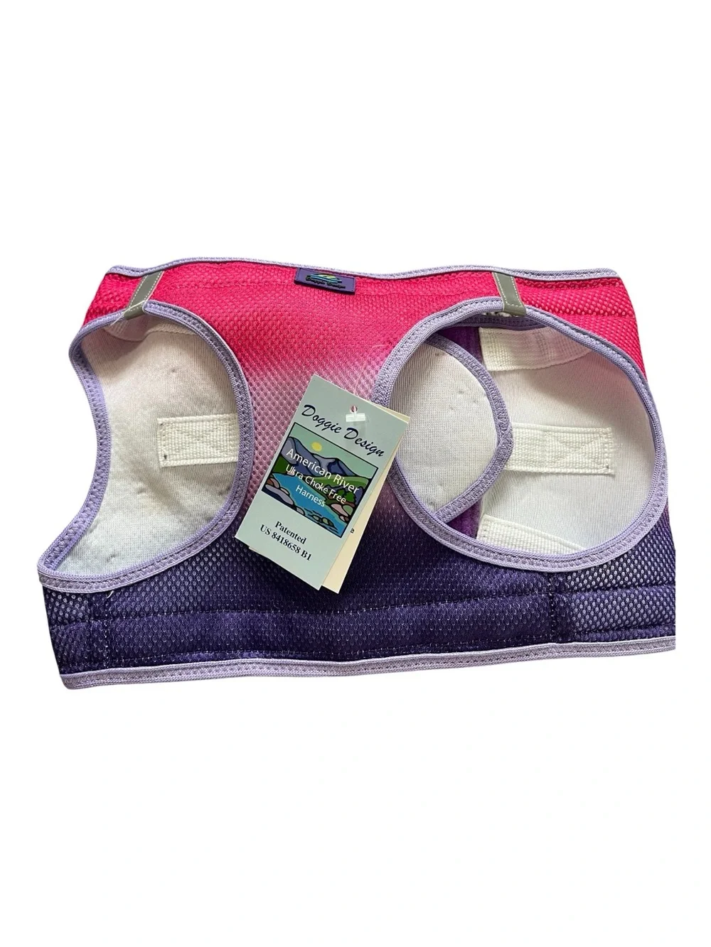 Pink & Purple Mesh Dog Harness